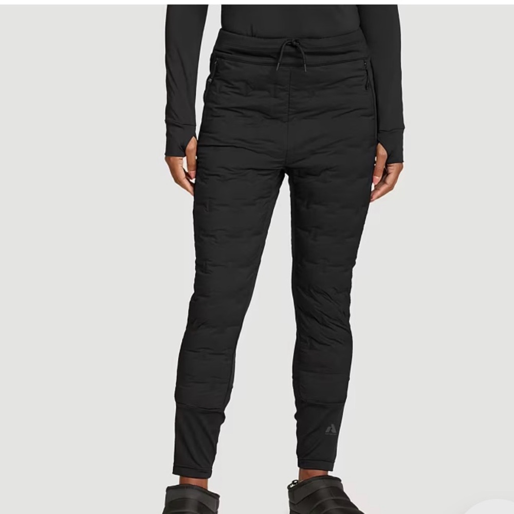 Eddie Bauer microtherm freefuse Black Stretch Hybrid Pants NWT